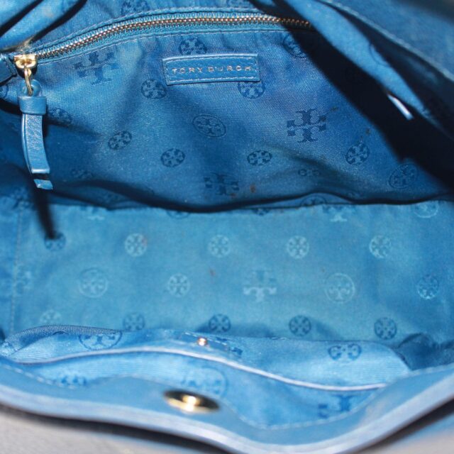 TORY BURCH 39967 Blue Leather Shoulder Bag g