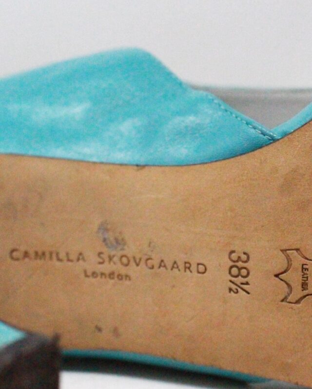 AUTHENTIC Pre Owned Camila Skovgaar High Heels Size 38.5 item 40502 8