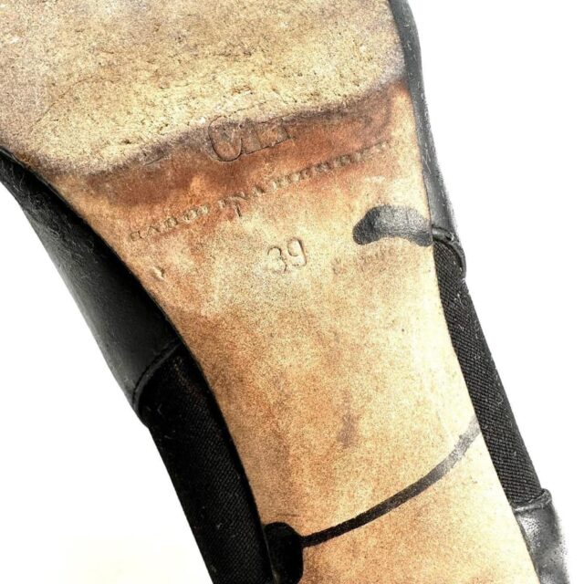 Carolina Herrera Black Leather Short Boots 9 US 39 EU item 40362 i