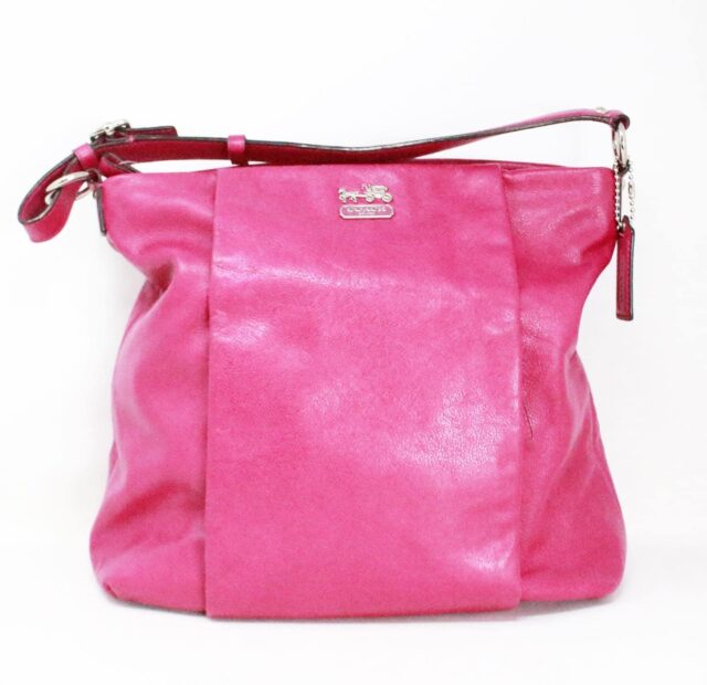 Coach Hot Pink Leather Handbag item 40481 1