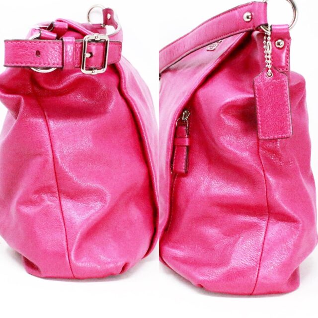 Coach Hot Pink Leather Handbag item 40481 3