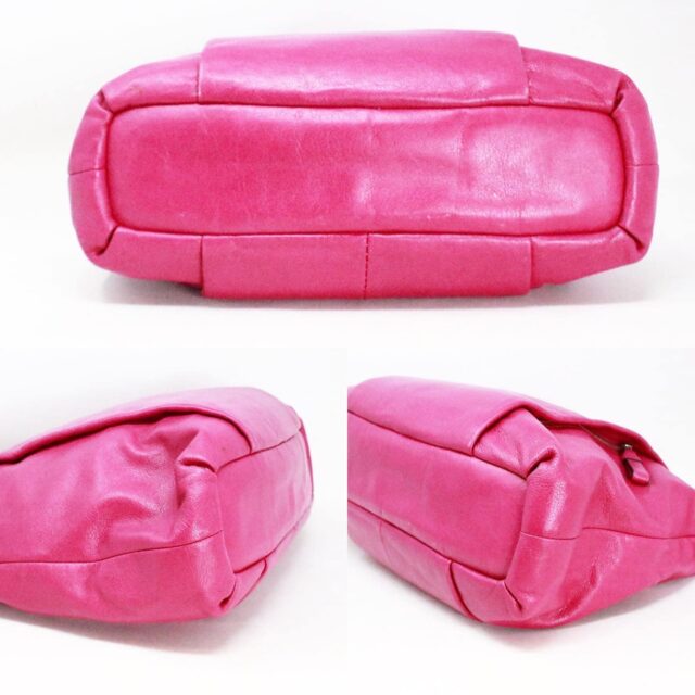 Coach Hot Pink Leather Handbag item 40481 4