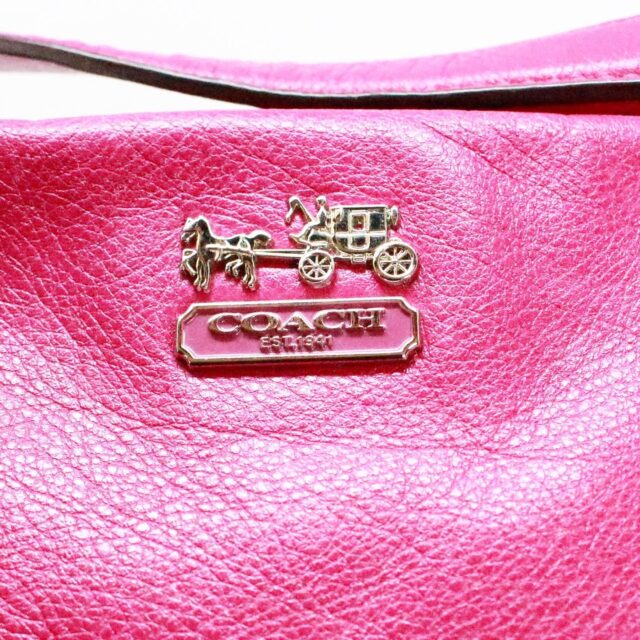 Coach Hot Pink Leather Handbag item 40481 7