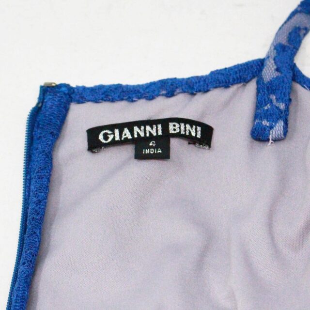GIANNI BINI Royal Blue Four Layer Lace Bead Embellished Formal Dress item 40506 7