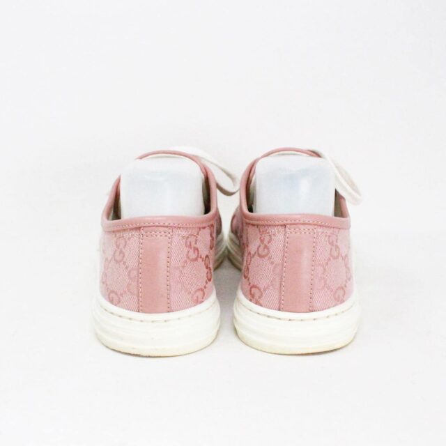 GUCCI 40287 Pink GG Canvas Sneakers US 8 EU 38 3