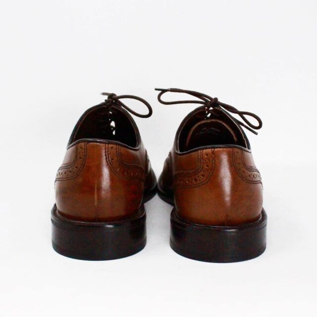 JOHNSON MURPHY 40283 Brown Leather Conard Cap Toe Oxford Mens Shoes US 9.5 EU 39.5 3