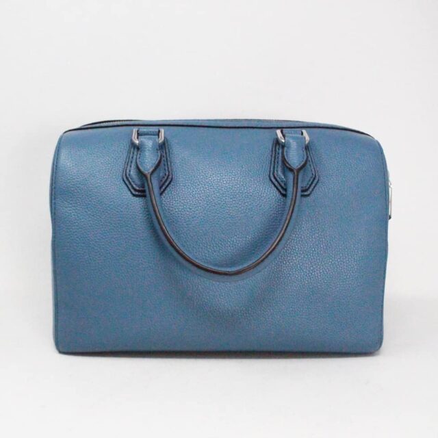 MICHAEL KORS 40188 Mercer Medium Blue Leather Duffle Bag with Matching Wallet 2