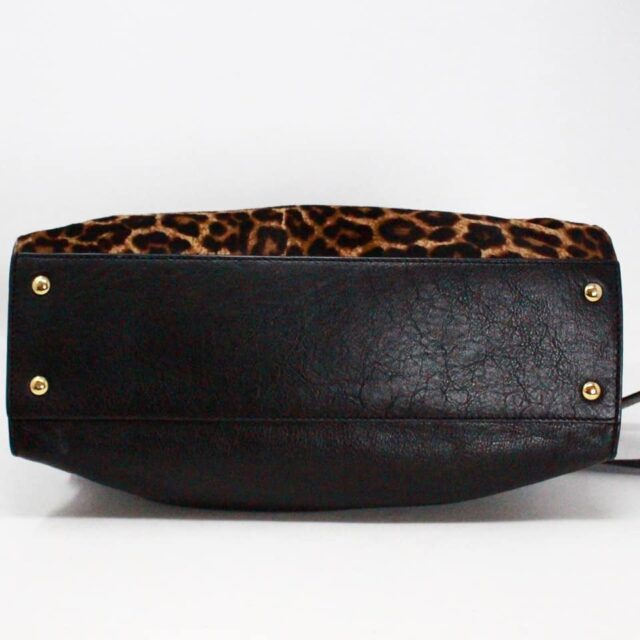 MICHAEL KORS 40299 Hamilton Leopard Leather Handbag 4