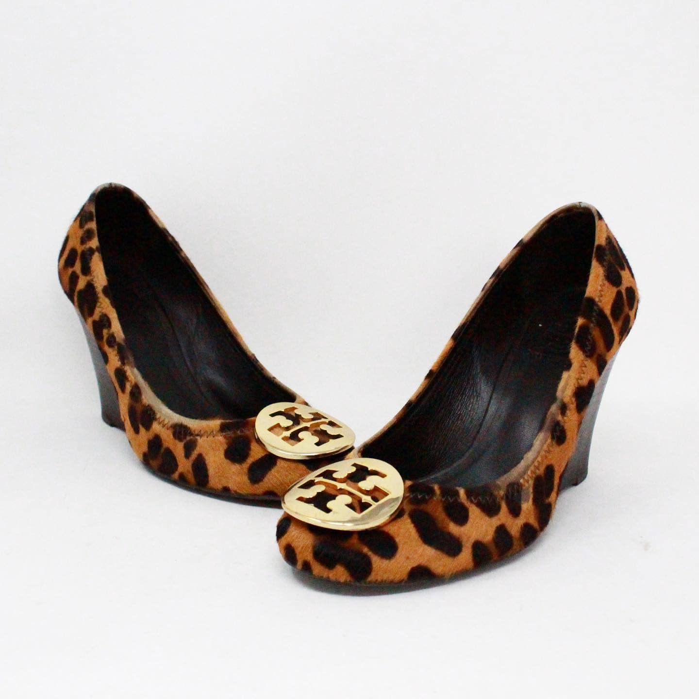 TORY BURCH #40124 Leopard Sally Wedges (US 6 EU 36) – ALL YOUR BLISS