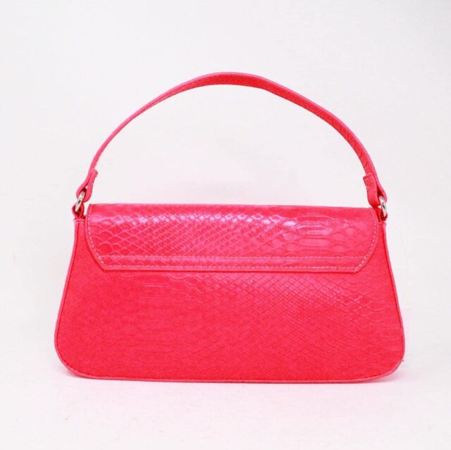 BP Hot Pink Faux Leather Shoulder Bag item 40997 2