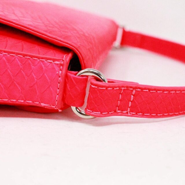 BP Hot Pink Faux Leather Shoulder Bag item 40997 9