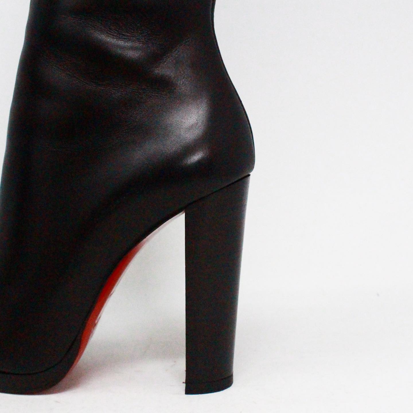 Leather boots Christian Louboutin Black size 37 EU in Leather - 26080582