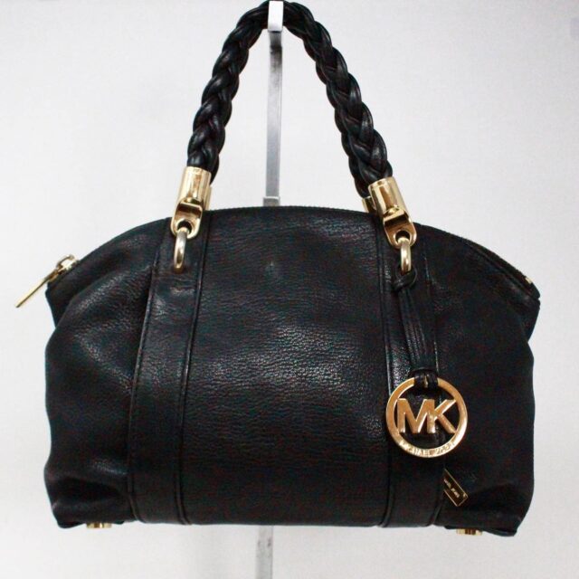 MICHAEL KORS Black Leather Satchel Bag item 40987 1