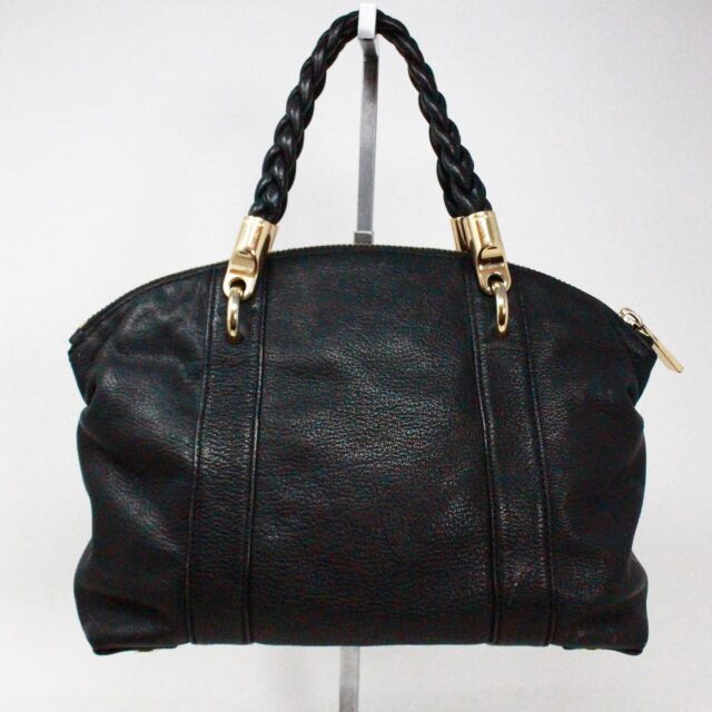 MICHAEL KORS Black Leather Satchel Bag item 40987 2