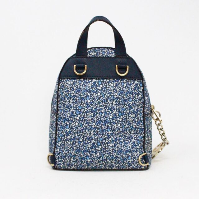 MICHAEL KORS Blue Floral Mini Leather Backpack item 40986 2