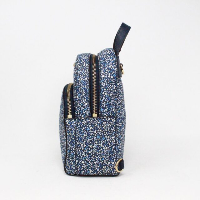 MICHAEL KORS Blue Floral Mini Leather Backpack item 40986 3