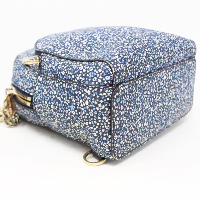 MICHAEL KORS Blue Floral Mini Leather Backpack item 40986 6
