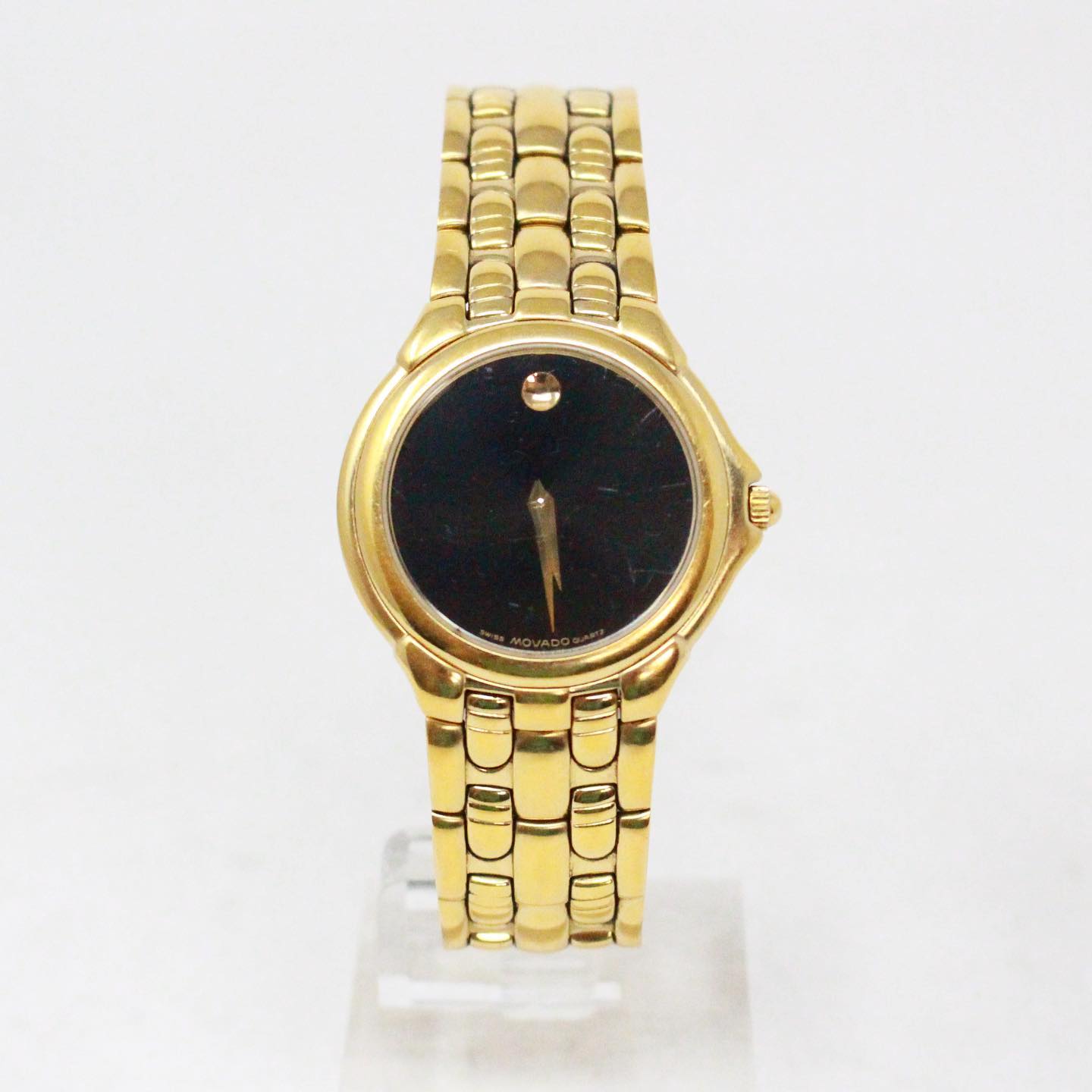 MOVADO Gold Tone Stainless Steel Chain Link Watch item 40382 1 1