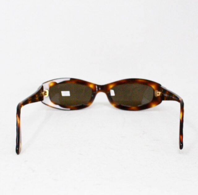 CHANEL 41372 Brown Tortoise Round Small Frame Sunglasses 3