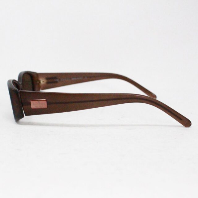 GUCCI 41368 Brown Small Rectangular Frame Sunglasses 2