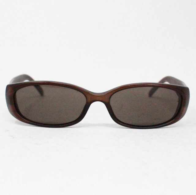 GUCCI 41368 Brown Small Rectangular Frame Sunglasses 7