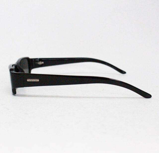 GUCCI 41369 Black Thin Rectangular Frame Sunglasses 2 1