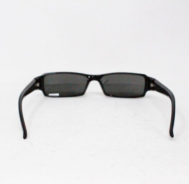 GUCCI 41369 Black Thin Rectangular Frame Sunglasses 3 1