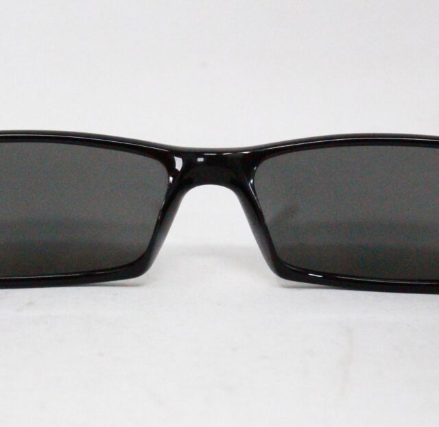 GUCCI 41369 Black Thin Rectangular Frame Sunglasses 4 1