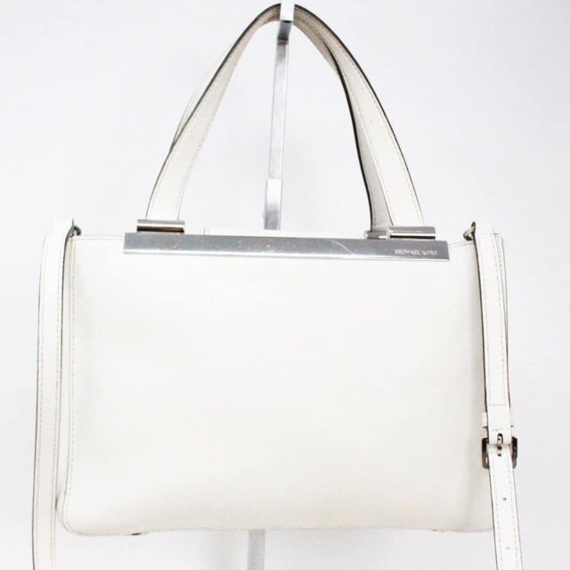 MICHAEL KORS 41283 White Leather Handbag 1