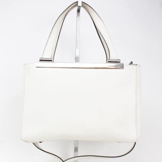 MICHAEL KORS 41283 White Leather Handbag 2
