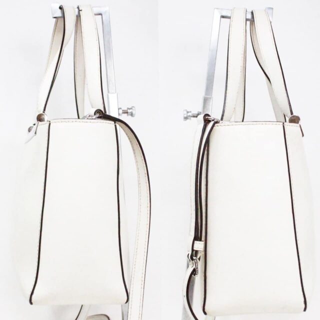 MICHAEL KORS 41283 White Leather Handbag 3