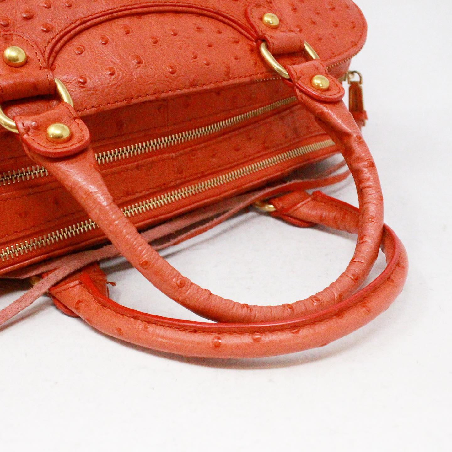 REBECCA MINKOFF #41403 Coral Love Spell Ostrich Bag – ALL YOUR BLISS