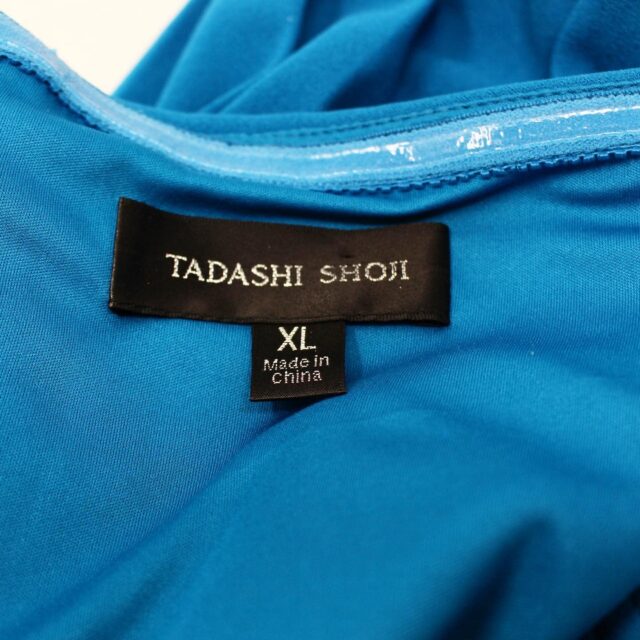 TADASHI Teal Long Formal Off Shoulder Dress Size XL 41217 f