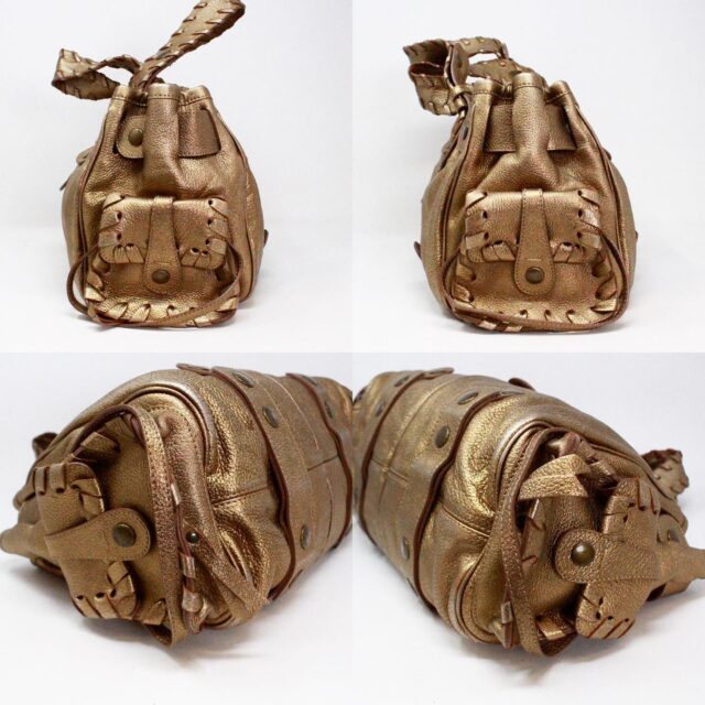 CHLOE #41579 Bronze Metallic Hand Bag 3
