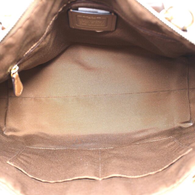 COACH #41901 Brown Canvas Tote Bag 7