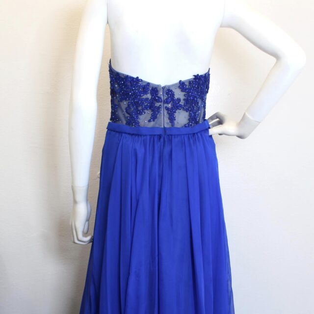 LA FEMME #41514 Royal Blue Formal Dress (Size 12) 2