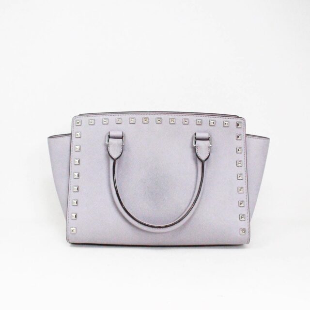 MICHAEL KORS #42099 Lilac Saffiano Leather Handbag & Wallet Bundle 2