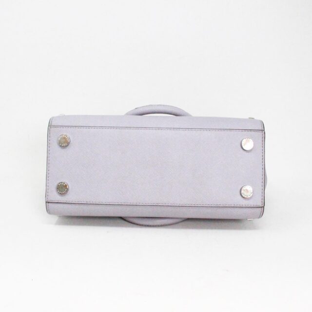 MICHAEL KORS #42099 Lilac Saffiano Leather Handbag & Wallet Bundle 4