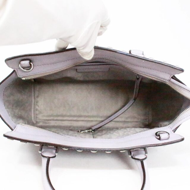 MICHAEL KORS #42099 Lilac Saffiano Leather Handbag & Wallet Bundle 5