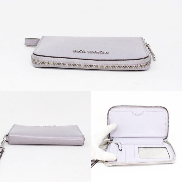 MICHAEL KORS #42099 Lilac Saffiano Leather Handbag & Wallet Bundle 7