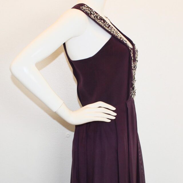 REBECCA TAYLOR #41516 Purple Dress (Size 10) 3