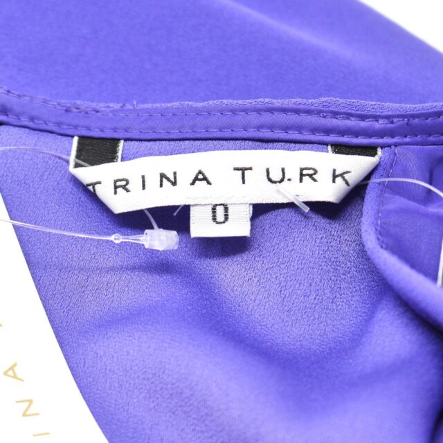 TRINA TURK #41942 Purple Polyester Dress (Size 0) 6