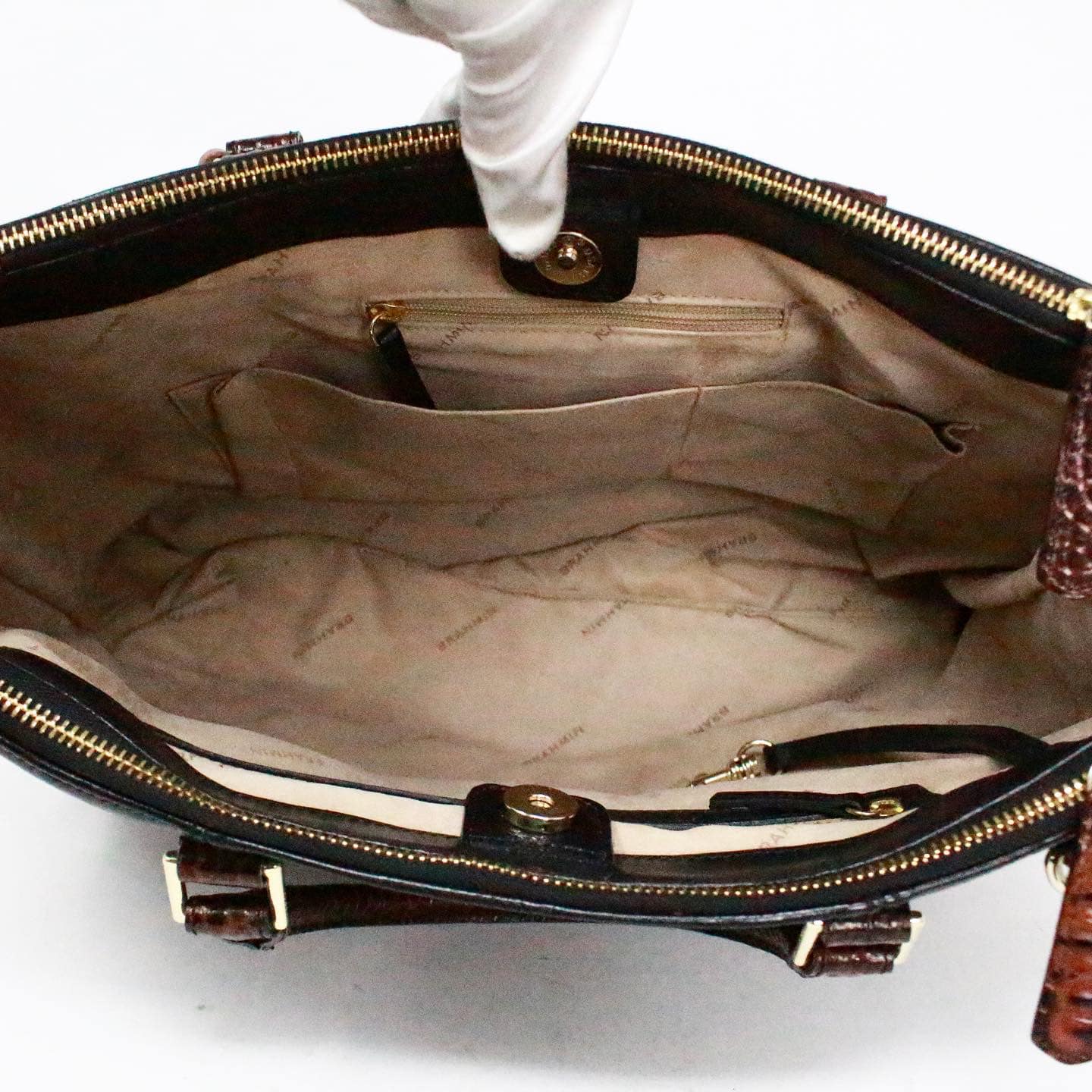 Brahmin Authenticated Patent Leather Handbag
