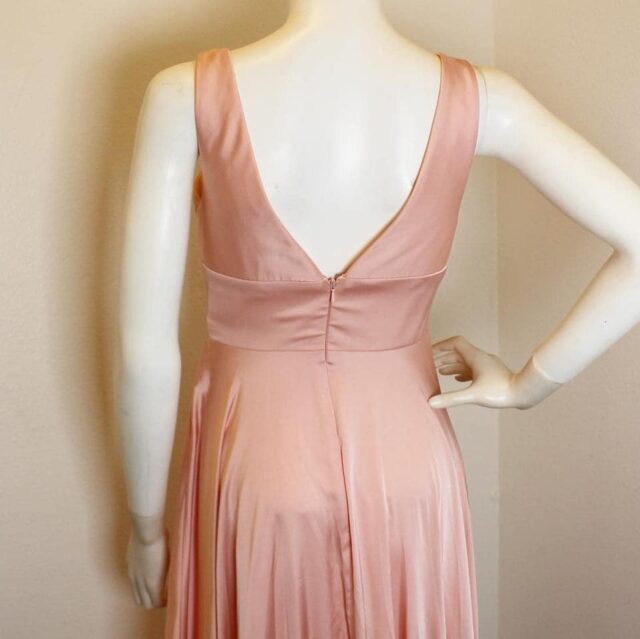 CINDERELLA DIVINE #42236 Light Pink V Plunge Formal Dress (Size 4) 4