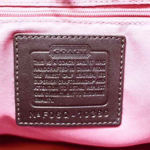 COACH #42320 Purple Patent Leather Handbag 6
