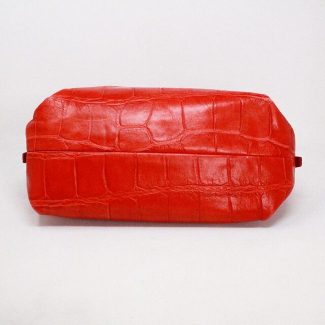DOONEY & BOURKE #42314 Red Croc Leather Shoulder Bag 8
