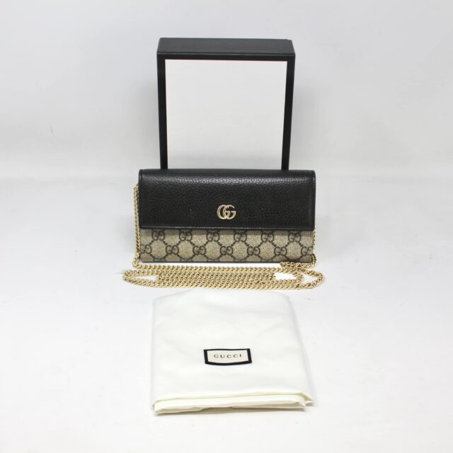 GUCCI #41780 Marmont Chain Wallet 9