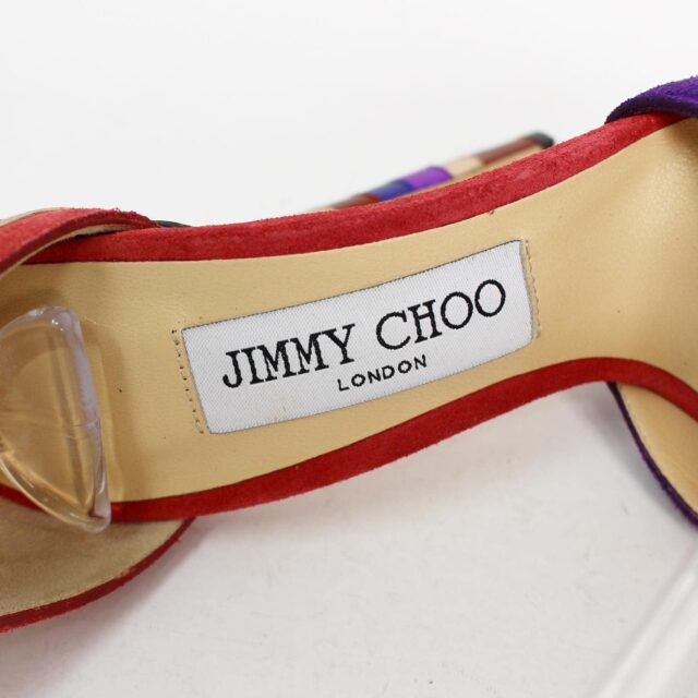 JIMMY CHOO #42354 Multi Color Essentials Open Toe Strap Heels (US 6 EU 36) 9