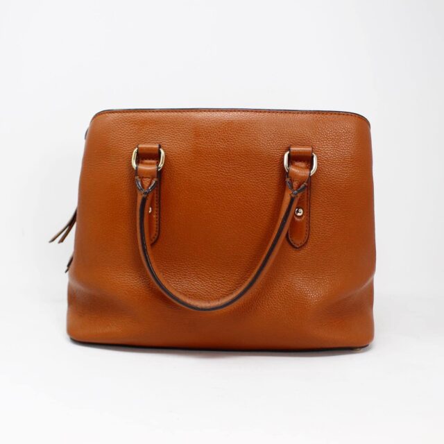 KATE SPADE #42322 Brown Pebbled Leather New York Larchmont Handbag 2