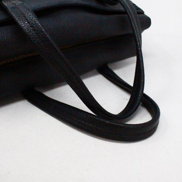 KATE SPADE Black Leather Satchel with Detachable Strap h